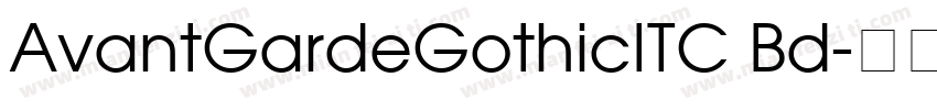 AvantGardeGothicITC Bd字体转换